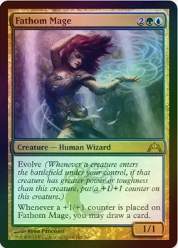 1 x Fathom Mage - Foil - Gatecrash - LP - MTG - Image 1