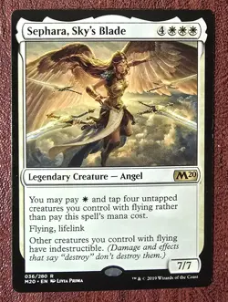 Sephara Sky's Blade - MtG Core Set 2020 - R036 NM 2019 - Image 2