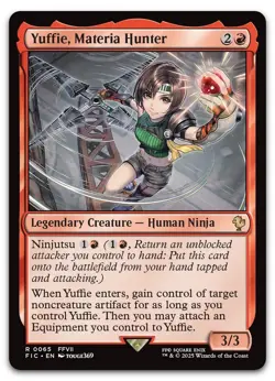 Yuffie, Materia Hunter #65 (NM) Final Fantasy FIC Magic MTG - Image 1