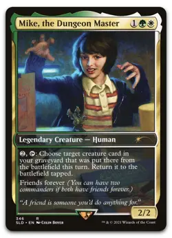 Mike, the Dungeon Master #346 (NM) Secret Lair Drop SLD Magic MTG - Image 1