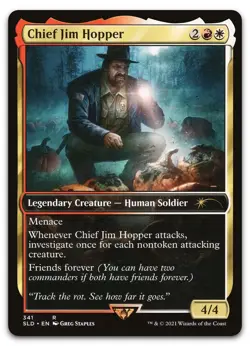 Chief Jim Hopper #341 (NM) Secret Lair Drop SLD Magic MTG - Image 1