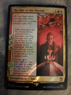 The Day of the Doctor: MtG Magic the Gathering Doctor Who SURGE FOIL 726 - Image 1