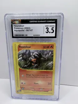 Pokemon Cards CGC Graded - Lot of 4 Slowpoke , Houndour, Cubone & Doduo - Image 2