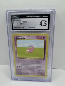 Pokemon Cards CGC Graded - Lot of 4 Slowpoke , Houndour, Cubone & Doduo - Image 3
