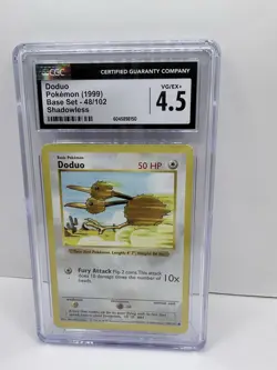 Pokemon Cards CGC Graded - Lot of 4 Slowpoke , Houndour, Cubone & Doduo - Image 4