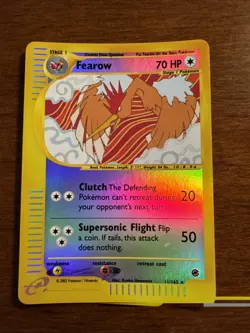 Pokemon Fearow Reverse Holo Card 11/165 Expedition Base (EXCELLENT CONDITION) - Image 1