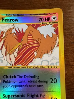 Pokemon Fearow Reverse Holo Card 11/165 Expedition Base (EXCELLENT CONDITION) - Image 3