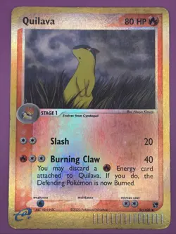 Quilava 51/100 Sandstorm Reverse Holo Vintage E-Reader Pokemon Card - Image 1