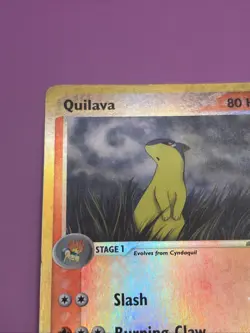 Quilava 51/100 Sandstorm Reverse Holo Vintage E-Reader Pokemon Card - Image 3