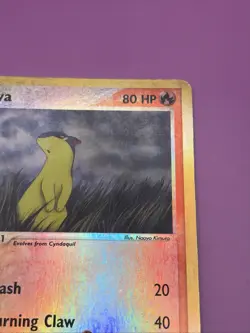 Quilava 51/100 Sandstorm Reverse Holo Vintage E-Reader Pokemon Card - Image 4