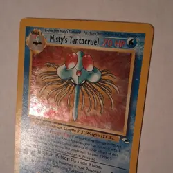 Pokemon Misty's Tentacruel Gym Challenge 10/132 Holo Rare 70HP English TCG Card - Image 3