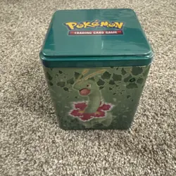 2022 Pokemon TCG Stacking Tin Sealed - Grass Type - 3 Packs - Image 1