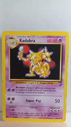 Kadabra [HP] - Pokemon TCG Base Set 2 46/130 [Uncommon] - Image 1