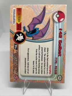 #42 Golbat Topps 1999 TV Animation Series Pokemon - Image 2