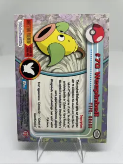 TOPPS - POKEMON - #70 WEEPINBELL - 1999 TV ANIMATION EDITION - Image 3