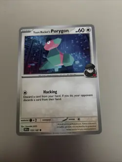 Pokemon TCG: SV10: Destined Rivals -Team Rocket’s Porygons #153-155/182 - Image 3