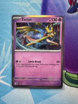 Zacian MEP 015 Phantasmal Flames Stamped Prerelease Pokemon Tcg Mep015 - Image 1