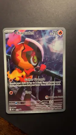 Charcadet ETB Promo Pokemon Center Stamped 022 Phantasmal Flames NM/MINT - Image 1