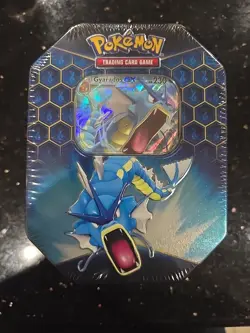 Pokemon TCG Hidden Fates Gyarados GX Tin NEW & Factory Sealed - Image 1