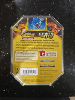 Pokemon TCG Hidden Fates Gyarados GX Tin NEW & Factory Sealed - Image 2