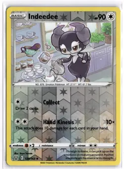 Pokemon TCG Indeedee 120/163 Swsh05: Battle Styles Reverse Holo - Image 1