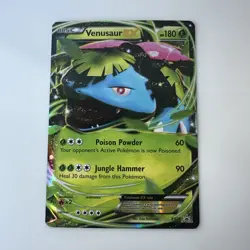 Venusaur EX XY28 - Pokemon TCG XY Promo - Black Star Promos Ultra Rare Holo LP - Image 1