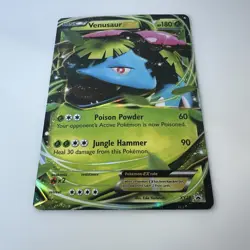 Venusaur EX XY28 - Pokemon TCG XY Promo - Black Star Promos Ultra Rare Holo LP - Image 2