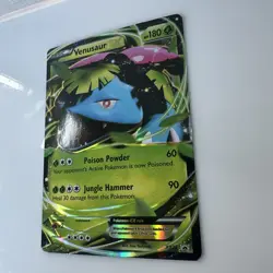 Venusaur EX XY28 - Pokemon TCG XY Promo - Black Star Promos Ultra Rare Holo LP - Image 3