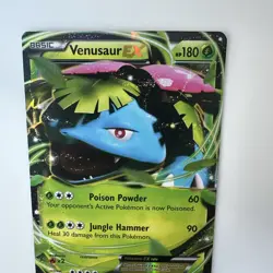Venusaur EX XY28 - Pokemon TCG XY Promo - Black Star Promos Ultra Rare Holo LP - Image 5