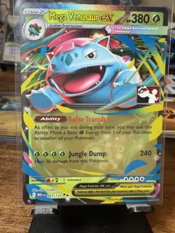 Pokemon Prize Pack Series 8 MEGA VENUSAUR ex NM 💎 - Image 1