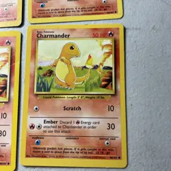 Lot Of 3x 1999 Pokemon TCG Charmander Base Set 46/102 Regular - Image 4