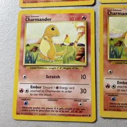 Lot Of 3x 1999 Pokemon TCG Charmander Base Set 46/102 Regular - Image 5