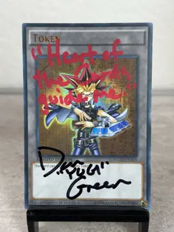 PSA Signed Dan Gree Yu-Gi-Oh! Yami Yugi Token YGLD - Image 1