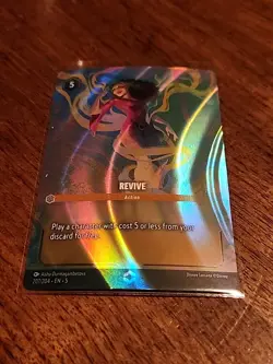 Disney Lorcana Revive Enchanted Holo Card 207/204 Shimmering Skies - Image 2