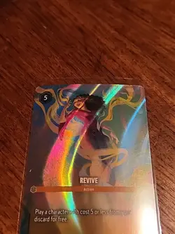 Disney Lorcana Revive Enchanted Holo Card 207/204 Shimmering Skies - Image 3