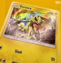 ⚡Zeraora 52/181 Holo Rare - Sun&Moon Team Up Pokemon Card 2019 MINT - Image 5