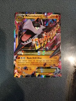 Pokemon TCG M Aerodactyl EX Rare Card XY98 XY Promo - Image 1