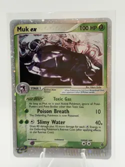 Pokemon Muk ex 100 HP Ultra Rare Holo Card EX Dragon 96/97 English - Image 1