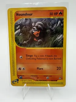Pokemon Houndour 50 HP Common Card Aquapolis 86/147 Regular English - Image 1