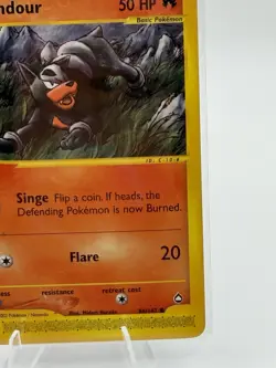 Pokemon Houndour 50 HP Common Card Aquapolis 86/147 Regular English - Image 3