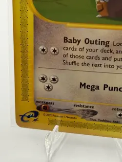 Pokemon Kangaskhan 70 HP Common Aquapolis Card 088/147 Basic 2002 English - Image 2