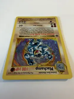 Machamp Pokemon Card Shadowless 1st Edition Holo 8/102 Base Set Rare Vintage - Image 4