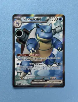 Blastoise ex 184/165 & 009/165 SV 151 Pokemon Card Set Near Mint NM - Image 2