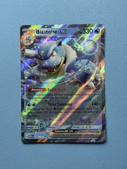 Blastoise ex 184/165 & 009/165 SV 151 Pokemon Card Set Near Mint NM - Image 4