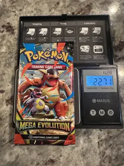 22.71g! HEAVY! - Pokemon TCG Mega Evolution Booster Pack Sealed- Possible GODU - Image 1