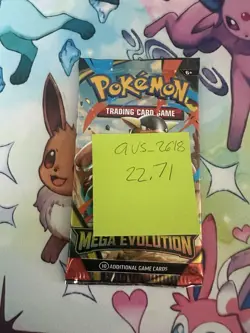 22.71g! HEAVY! - Pokemon TCG Mega Evolution Booster Pack Sealed- Possible GODU - Image 3