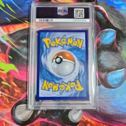 2016 POKEMON XY EVOLUTIONS #103 FULL ART/MEWTWO EX PSA 8 - Image 3