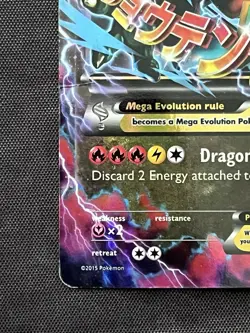 Pokemon TCG M Rayquaza EX Full Art Ultra Rare Holo Card Roaring Skies 61/108 - Image 2