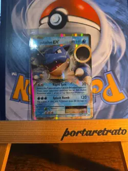 Pokemon Blastoise EX 21/108 XY Evolutions Ultra Holo TCG 2016 - Image 1