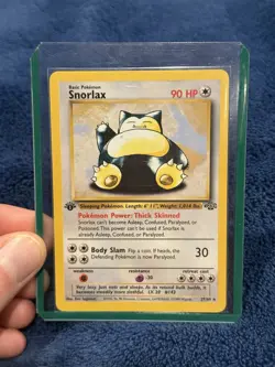 Pokemon Snorlax Jungle 27/64 1st Edition Non-Holo English 1999 (Near-Mint) - Image 1